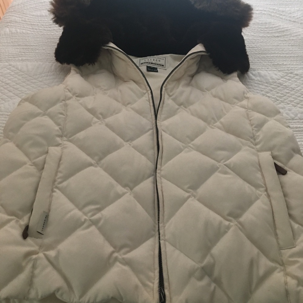 Cream colored Ralph lauren vest